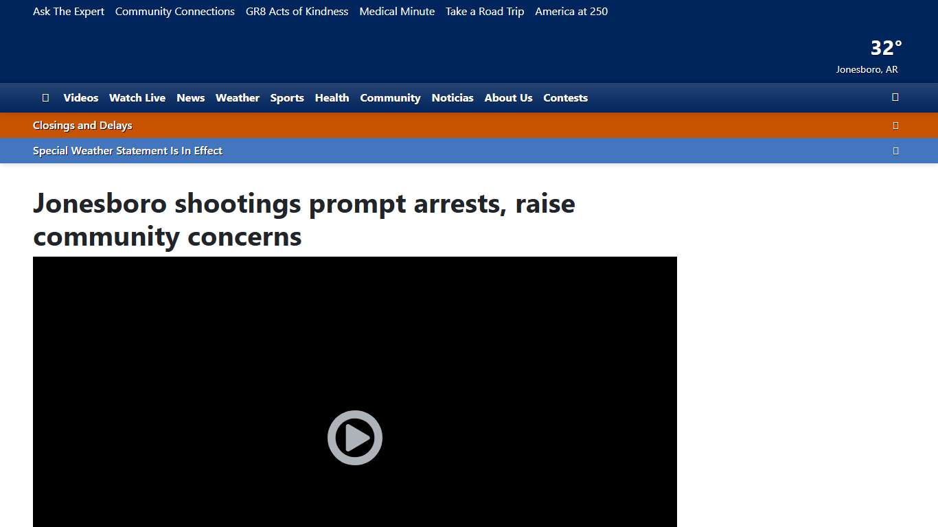 Jonesboro shootings prompt arrests, raise community concerns