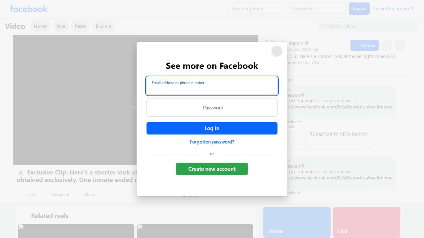 🚨 Exclusive Clip: Here’s a shorter look at the jail fight video NEA Report obtained exclusively. One inmate ended up hospitalized — the other now faces a new felony charge. NEA Report Facebook
