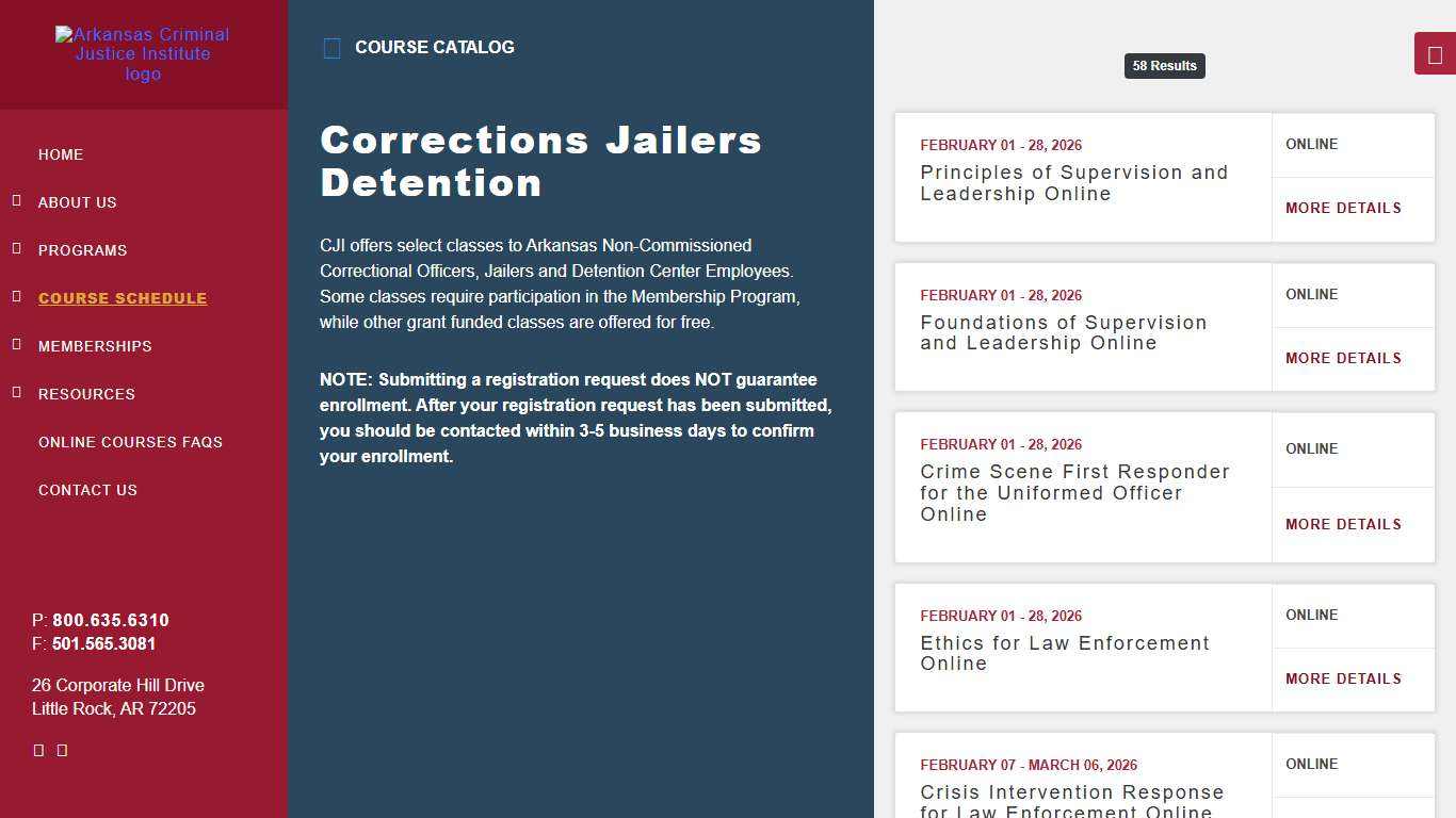 Corrections Jailers Detention Archives - Arkansas Criminal Justice Institute Arkansas Criminal Justice Institute