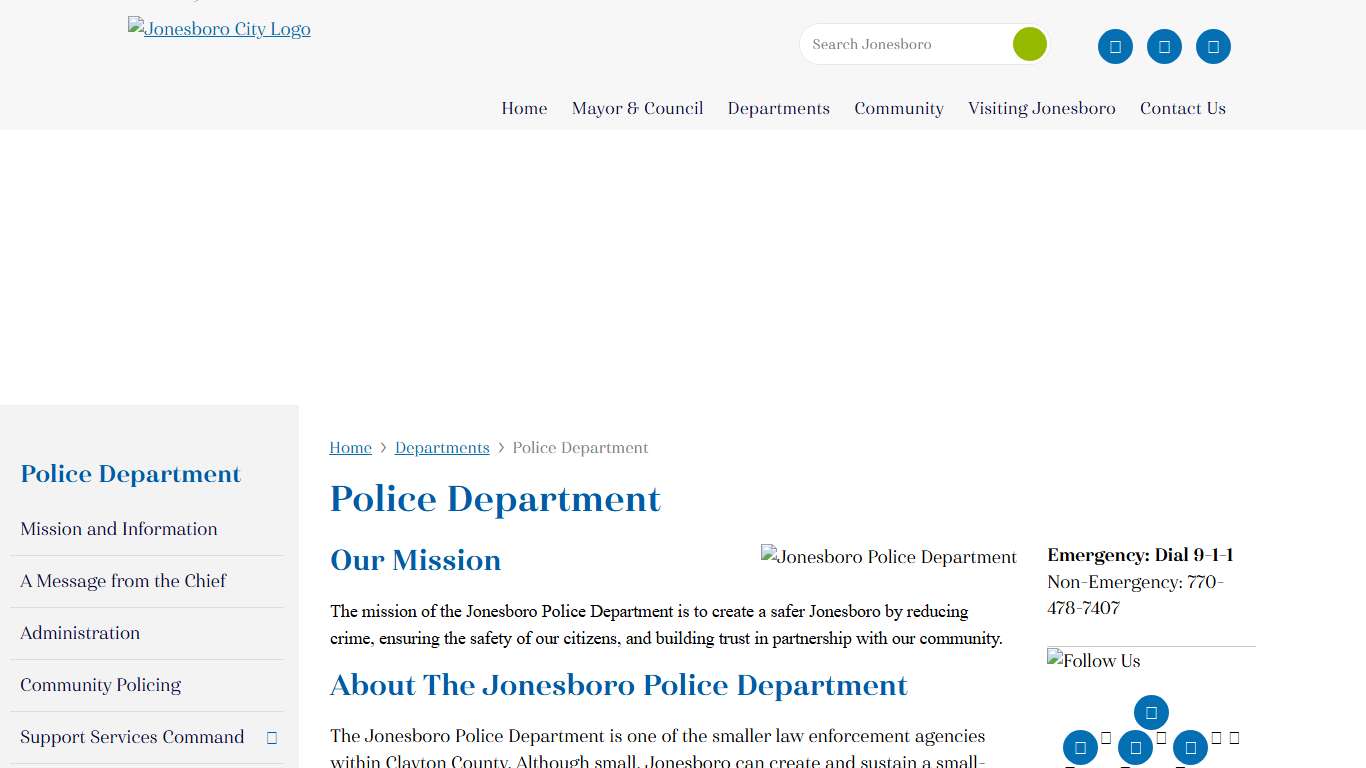 Jonesboro, GA - Police Department